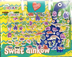 Lubię Dinozaury. Kocham naklejać cz. 1 Świat dinków [KSIĄŻKA]