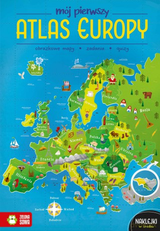 Mój pierwszy atlas Europy - Katarzyna Zioła-Zemczak [KSIĄŻKA]