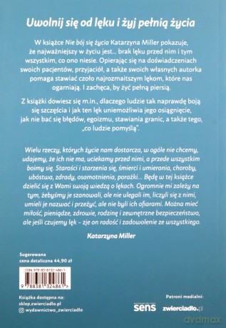 Nie bój się życia - Katarzyna Miller [KSIĄŻKA]