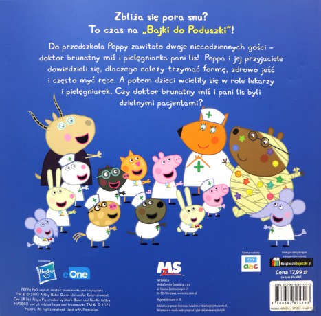Peppa Pig. Bajki do poduszki cz.9 Lubię lekarzy i pielęgniarki [KSIĄŻKA]