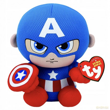 Ty Beanie Babies Kapitan Ameryka 15 cm