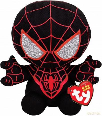 Ty Beanie Bbies Marvel MILES MORALES SPIDERMAN 15 cm