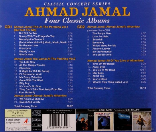Ahmad Jamal: Four Classic Albums [2CD]
