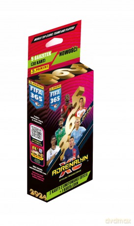 Panini Fifa 365 Adrenalyn XL 2024 blister z kartami