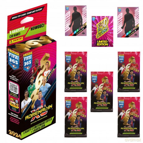 Panini Fifa 365 Adrenalyn XL 2024 blister z kartami