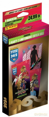 Panini Fifa 365 Adrenalyn XL 2024 blister z kartami