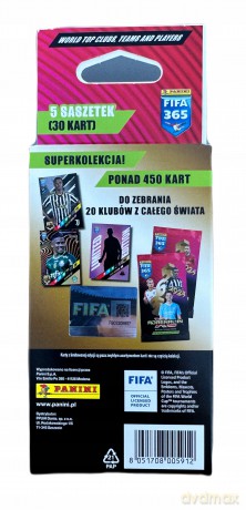 Panini Fifa 365 Adrenalyn XL 2024 blister z kartami