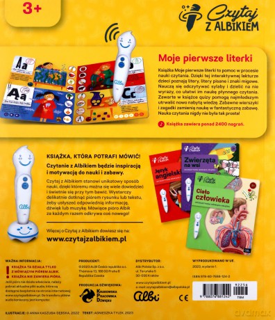 Czytaj z Albikiem. Moje pierwsze Literki [KSIĄŻKA]