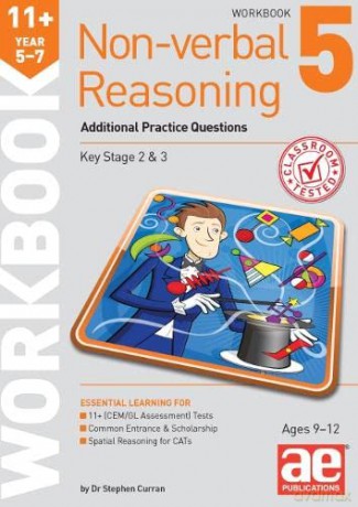 11+ Non-Verbal Reasoning Year 5-7 Wb 5 - Dr Stephen C Curran [KSIĄŻKA]
