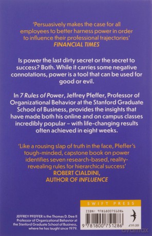 7 Rules Of Power - Jeffrey Pfeffer [KSIĄŻKA]