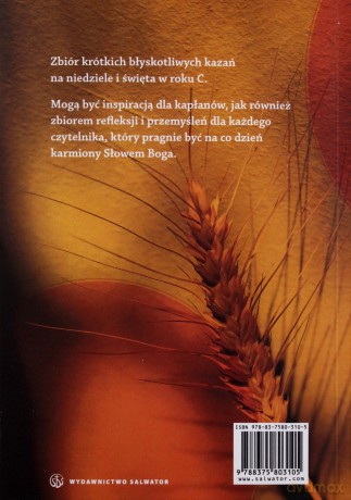 Karmieni Słowem Kazania Na Rok C - Ks.Artur Seweryn [KSIĄŻKA]