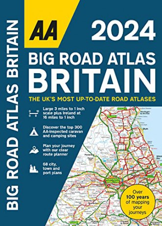 Aa Big Road Atlas Britain 2024 [KSIĄŻKA]
