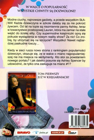 Klika Z San Francisco Smak Zazdrości - Melissa De La Cruz [KSIĄŻKA]