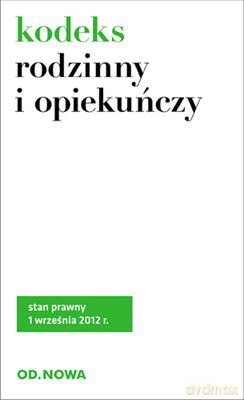 Kodeks Rodzinny I Opiekuńczy 1.09.2012 - Bogusław Gąszcz [KSIĄŻKA]