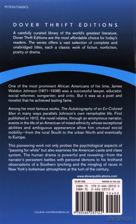 Autobiography Of An Ex Colored Man - James Weldon Johnson [KSIĄŻKA]