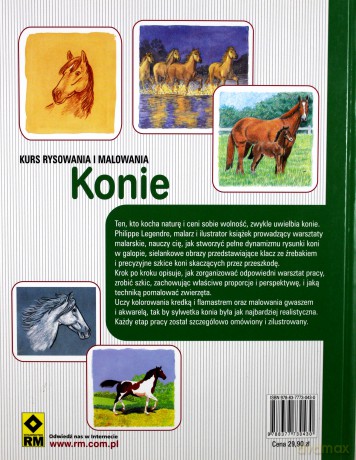 Konie Kurs Rysowania I Malowania - Philippe Legendre [KSIĄŻKA]