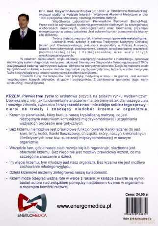 Krzem Pierwiastek Życia - Dr N. Med. Krzysztof Janusz Krupka [KSIĄŻKA]
