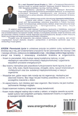 Krzem Pierwiastek Życia - Dr N. Med. Krzysztof Janusz Krupka [KSIĄŻKA]