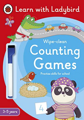 Counting Games Wipe Clean Activity Book - Ladybird [KSIĄŻKA]