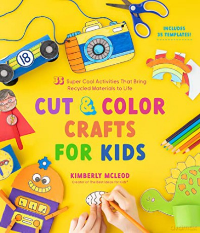 Cut Color Crafts For Kids - Kimberly McLeod [KSIĄŻKA]