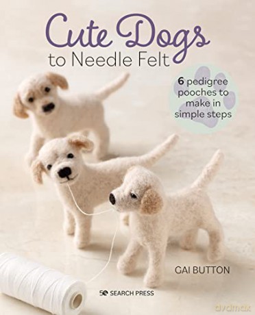 Cute Dogs In Needle Felt - Gai Button [KSIĄŻKA]
