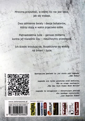 Legenda Rebeliant - Marie Louise Rudolfsson [KSIĄŻKA]