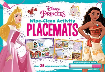 Disney Princess: Wipe-clean Activity Placemats - Walt Disney [KSIĄŻKA]