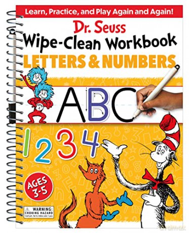 Dr. Seuss Wipe-Clean Workbook: Letters and Numbers: Activity Workbook for Ages 3-5 (Dr. Seuss Workbooks) - Dr. Seuss [KSIĄŻKA]