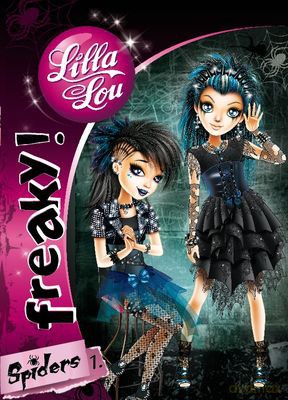 Lilla Lou Spiders Freaky Książka Do Kolorowania A4 [KSIĄŻKA]