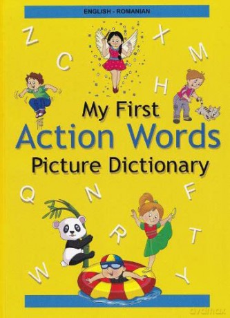 English-Romanian - My First Action Words Picture Dictionary - Loredana Popa [KSIĄŻKA]