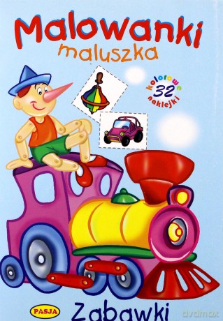 Malowanki Maluszka Zabawki [KSIĄŻKA]