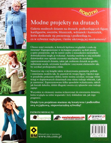 Modne Projekty Na Drutach - Jane Ellison [KSIĄŻKA]