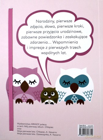 Mój Pierwszy Album Dziewczynka Tw [KSIĄŻKA]