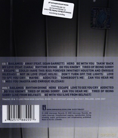 Enrique Iglesias: Greatest Hits [CD]+[DVD]