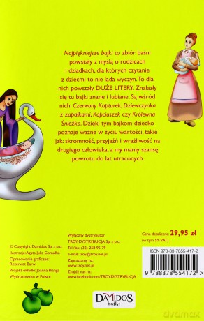Najpiękniejsze Bajki Duże Litery Tw [KSIĄŻKA]