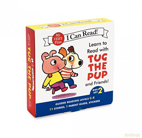 Learn to Read with Tug the Pup and Friends! Box Set 2: Levels Included: C-E (My Very First I Can Read) - Dr. Julie M. Wood [KSIĄŻKA]