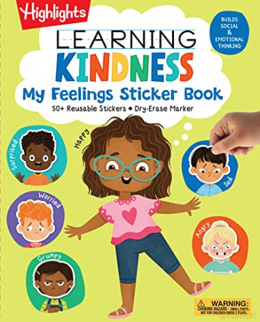 Learning Kindness My Feelings Sticker Book (Highlights Learning Kindness) - Highlights [KSIĄŻKA]