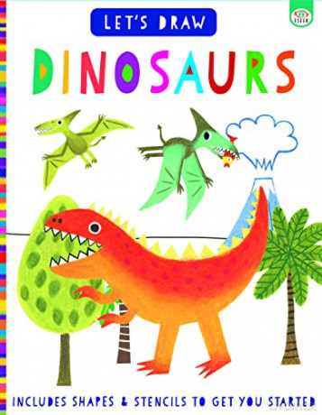 Lets Draw Dinosaurs - Anton Poitier [KSIĄŻKA]