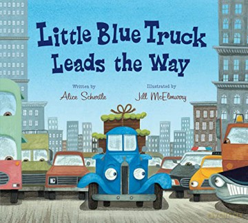 Little Blue Truck Leads the Way Padded Board Book - Alice Schertle [KSIĄŻKA]