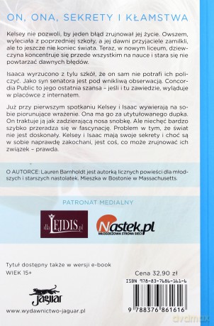 Nie Mogę Powiedzieć Ci Prawdy - Lauren Barnholdt [KSIĄŻKA]