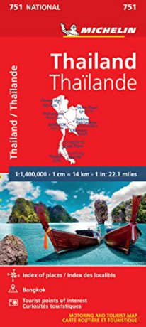Map 0751 Thailand - Michelin Travel Publications [KSIĄŻKA]
