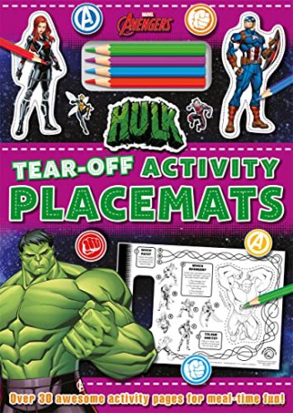 Marvel Avengers Hulk: Tear-Off Activity Placemats (With Games, Puzzles, Colouring, and more!) [KSIĄŻKA]
