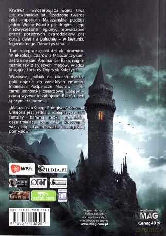 Ogrody Księżyca Opowieść Z Malazańskiej Księgi Poległych - Steven Erikson [KSIĄŻKA]