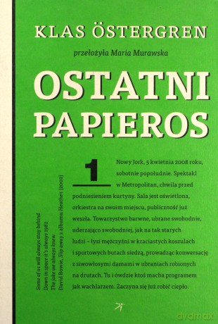 Ostatni Papieros - Klas Ostergren [KSIĄŻKA]