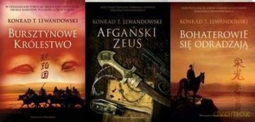 Pakiet Bursztynowe Królestwo/ Afgański Zeus/ Bohaterowie Się Odradzają - Konrad T. Lewandowski [KSIĄŻKA]