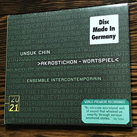 Ensemble Intercontemporain: Unsuk Chin:Doppelkonzert,Akrostichon [CD]
