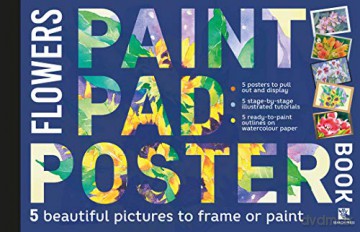 Paint Pad Poster Book Flowers - Various [KSIĄŻKA]