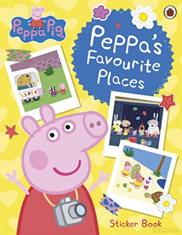 Peppas Favourite Places Sticker Book - Peppa Pig [KSIĄŻKA]