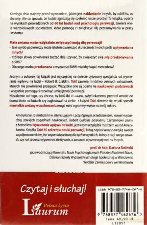 Pakiet Tak! 50 Sekretów Nauki Perswazji Tw [KSIĄŻKA]+[CD]