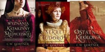 Pakiet Wyznania Katarzyny Medycejskiej/ Ostatnia Królowa/ Sekret Tudorów - C.W. Gortner [KSIĄŻKA]